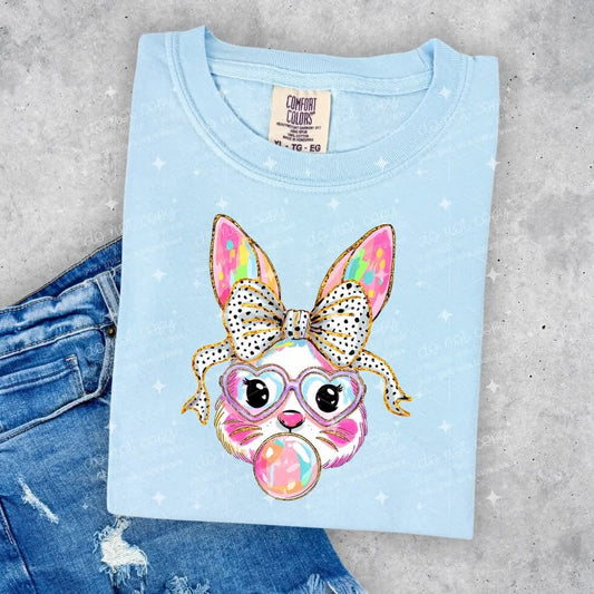 COQUETTE BUNNY BUBBLE - DTF TRANSFER