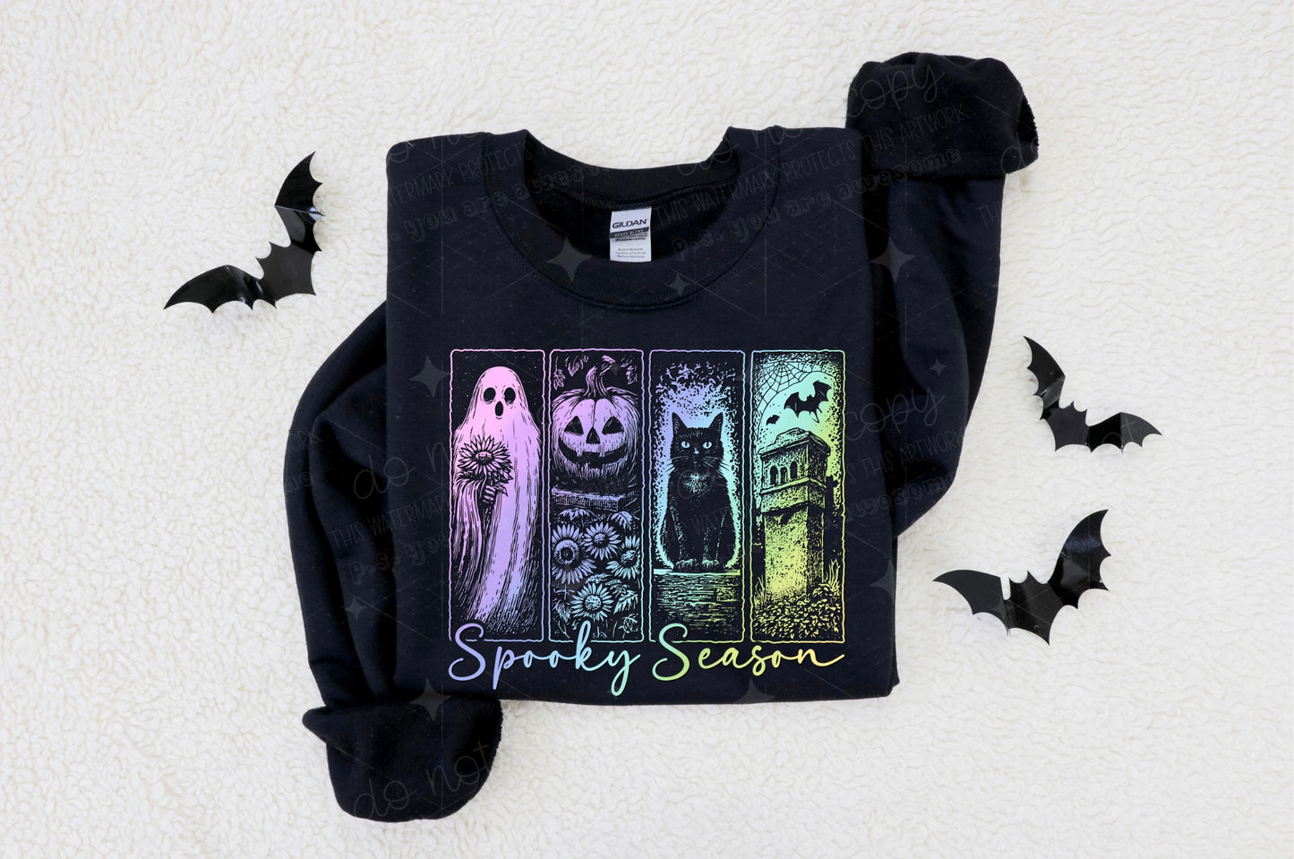 OMBRE SPOOKY SEASON PANEL - DTF TRANSFER