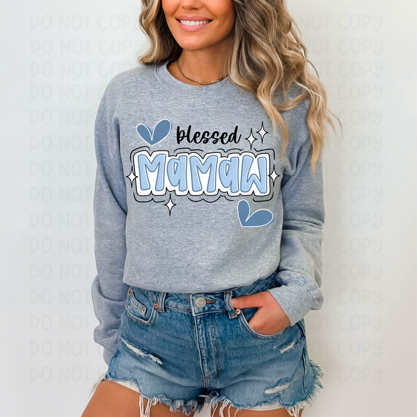 BLESSED NAME - DTF TRANSFER