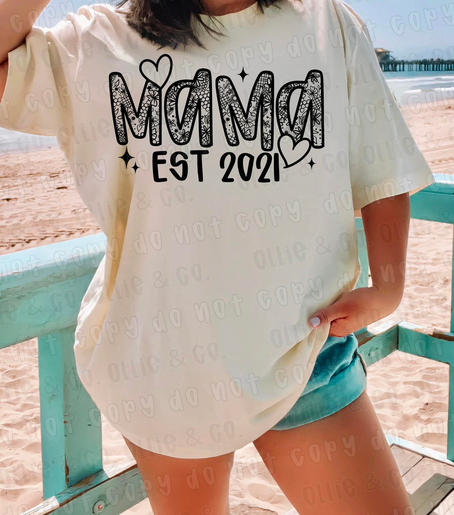 LACE NAME EST DATE *OLLIE & CO. EXCLUSIVE* - CUSTOM TRANSFER
