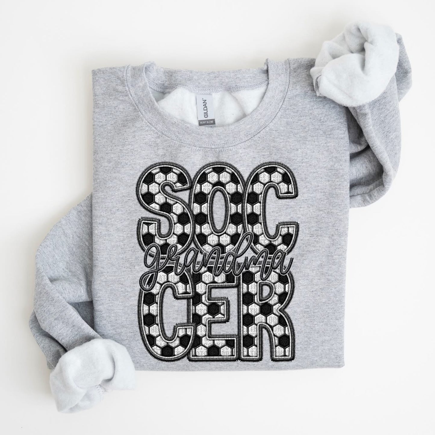 SOCCER NAMES - FAUX EMBROIDERY - DTF TRANSFER