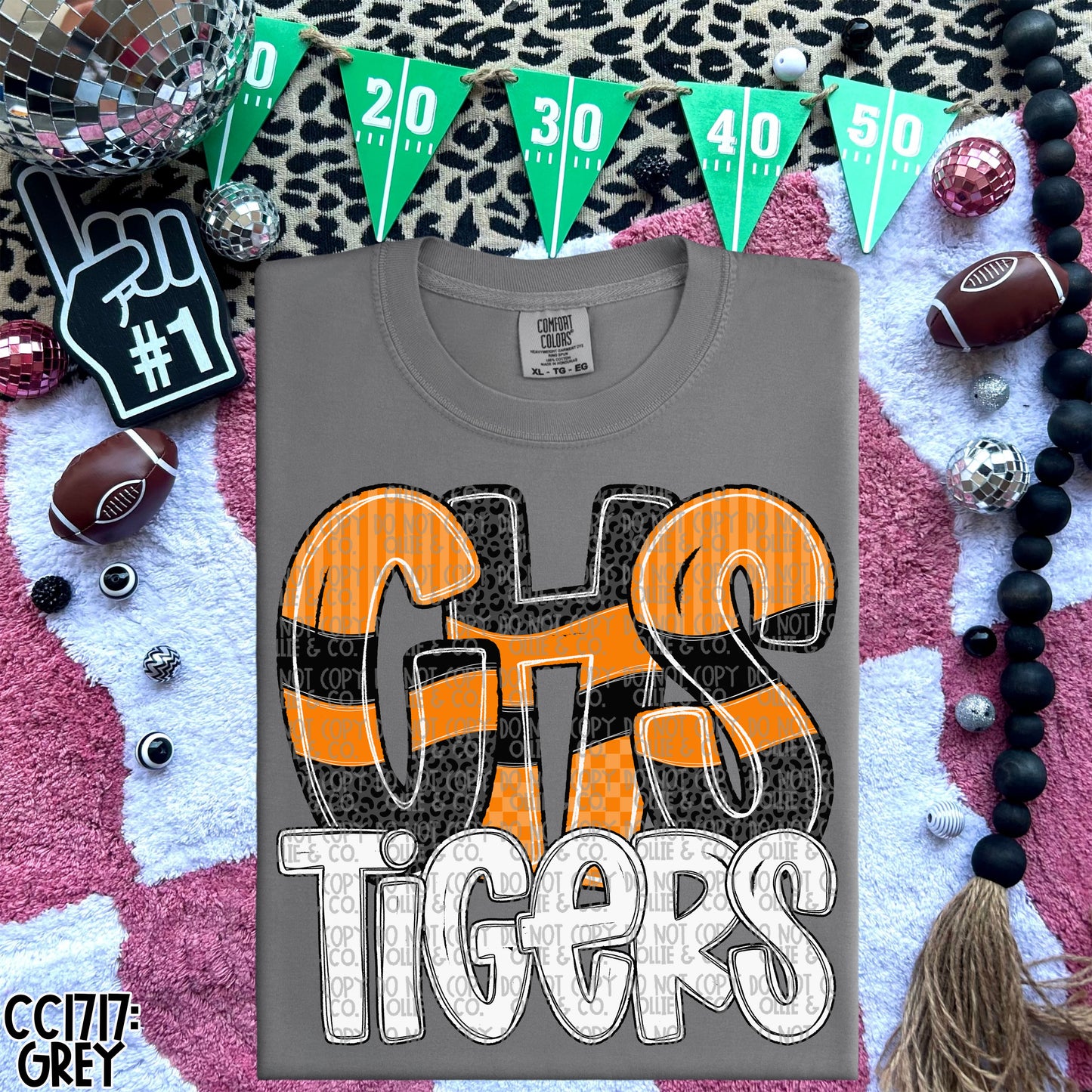 SCHOOL INITIAL NEW SCHOOL SPIRIT - MOCKUP ONLY