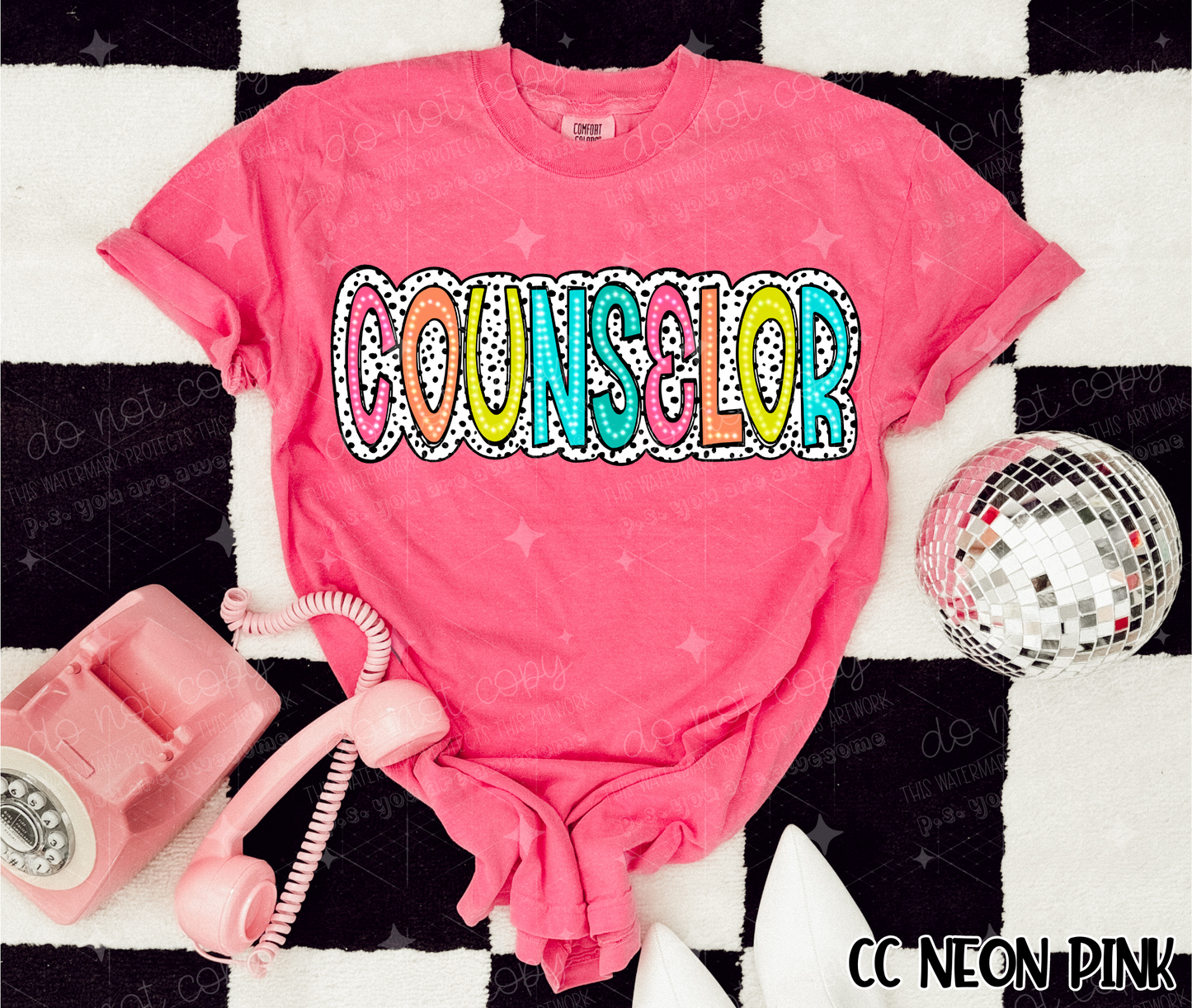 COUNSELOR BRIGHT DOTTY - DTF TRANSFER