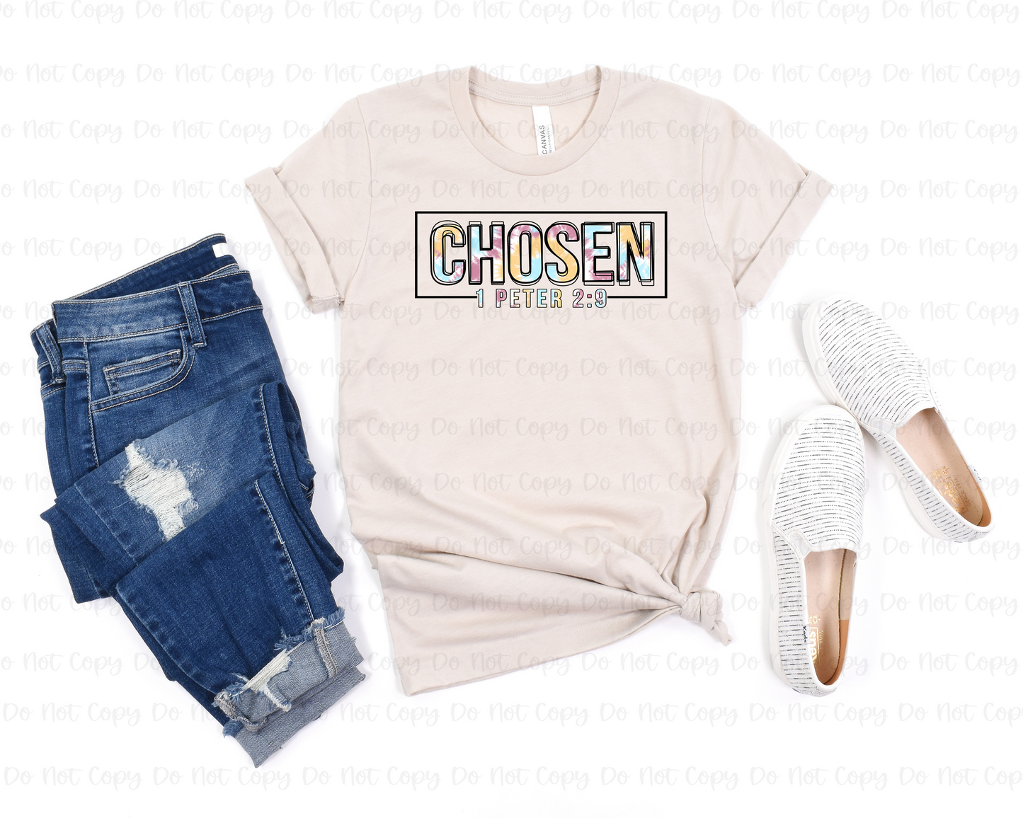 TIE DYED CHOSEN - DTF TRANSFER