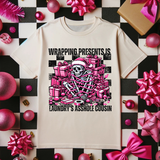 WRAPPING PRESENTS IS LAUNDRY'S ASSHOLE COUSIN *OLLIE & CO. EXCLUSIVE* - DTF TRANSFER