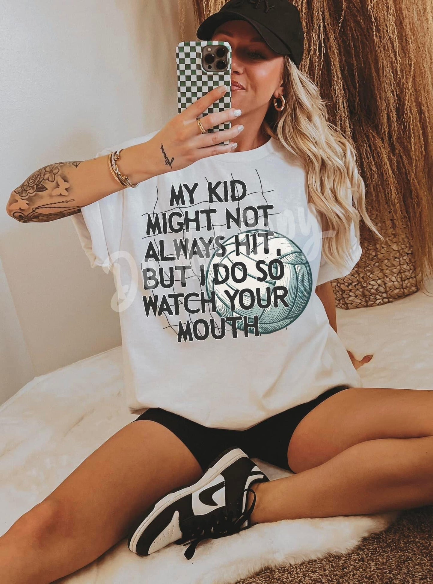 MY KID MAY NOT ALWAYS HIT (VOLLEYBALL) - DTF TRANSFER
