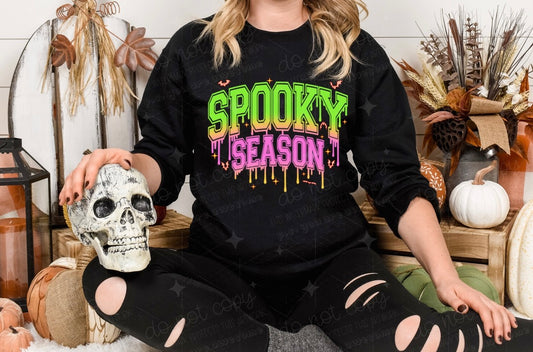 SPOOKY SEASON NEON - DTF TRANSFER