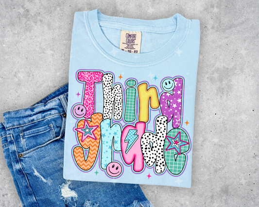 PREPPY THIRD - DTF TRANSFER