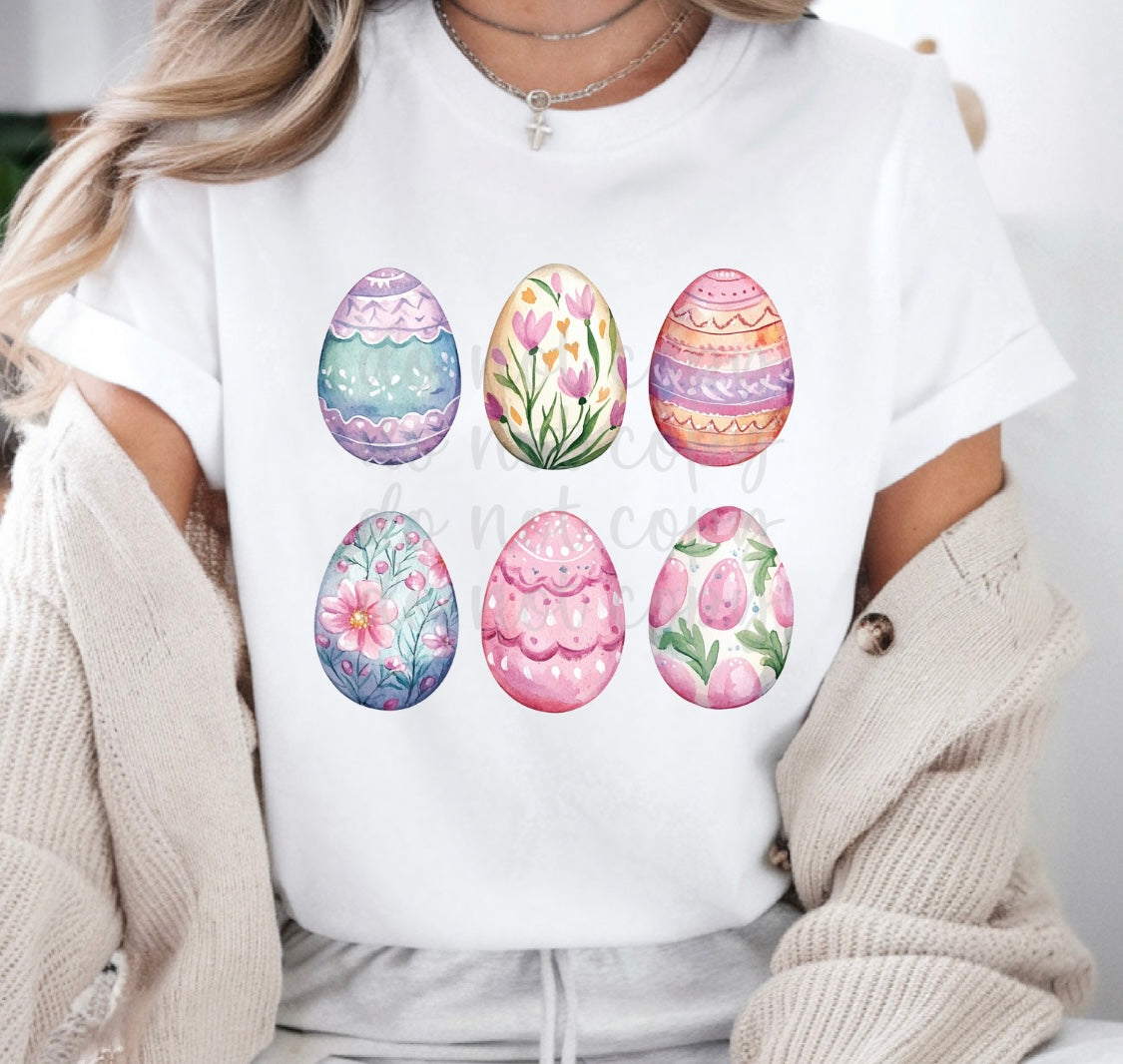 FLORAL EASTER EGGS - DTF TRANSFERS