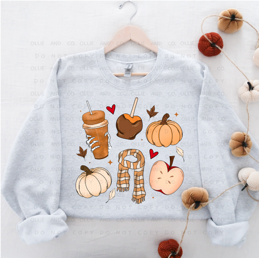 FALL DOODLES - DTF TRANSFER