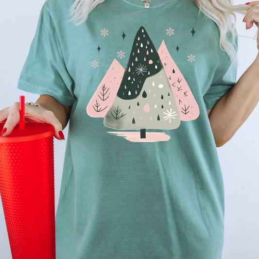 PASTEL TREE DOODLE - DTF TRANSFER