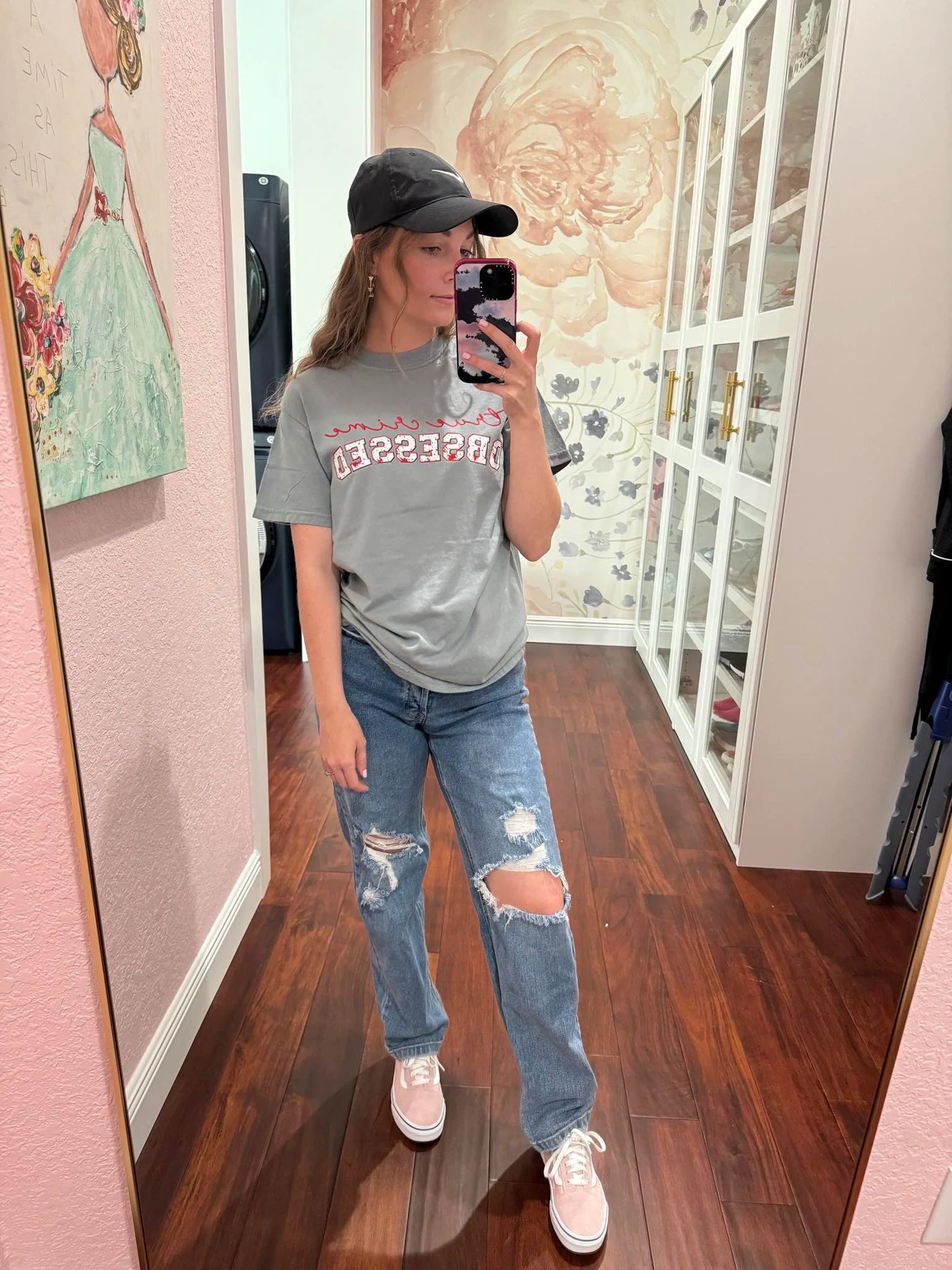 TRUE CRIME OBSESSED VARSITY  - DTF TRANSFER