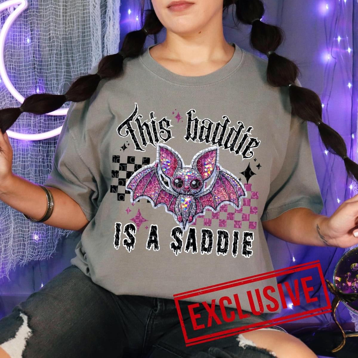 THIS BADDIE IS A SADDIE *OLLIE & CO. EXCLUSIVE* - DTF TRANSFER