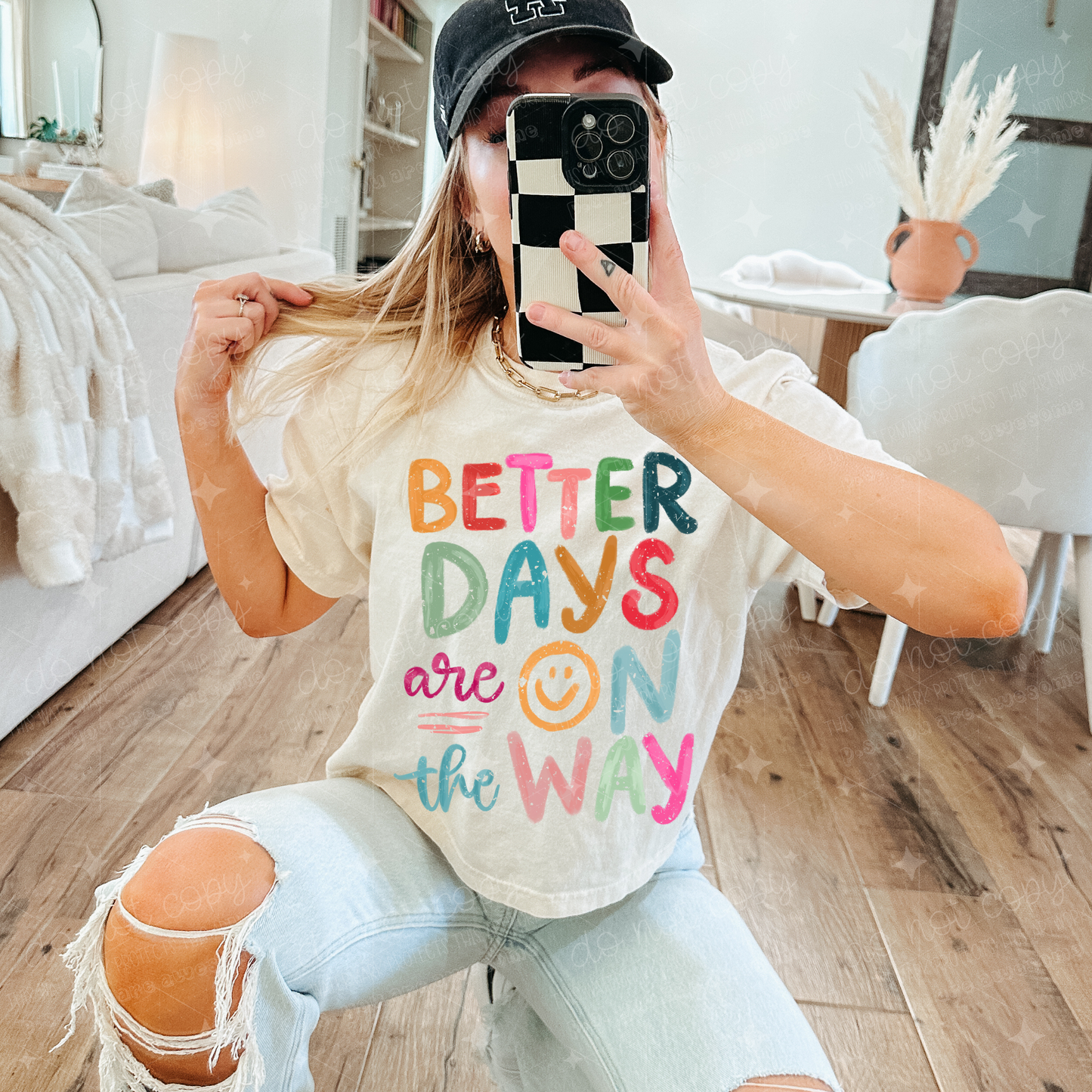 BETTER DAYS ARE ON THE WAY - DTF TRANSFER