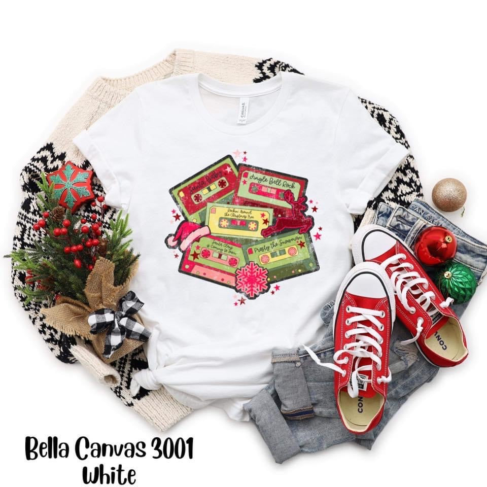 VINTAGE CHRISTMAS TAPES - DTF TRANSFER