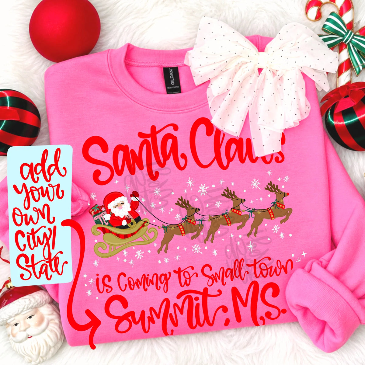 SMALL TOWN CHRISTMAS - CUSTOM TRANSFER