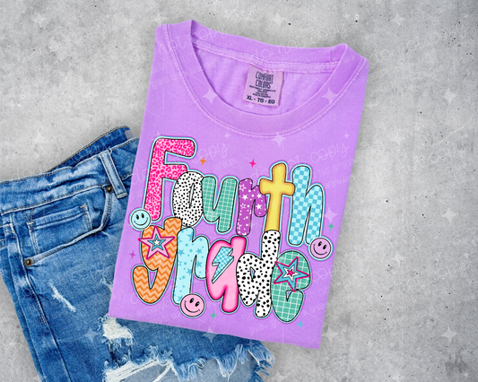 PREPPY FOURTH - DTF TRANSFER