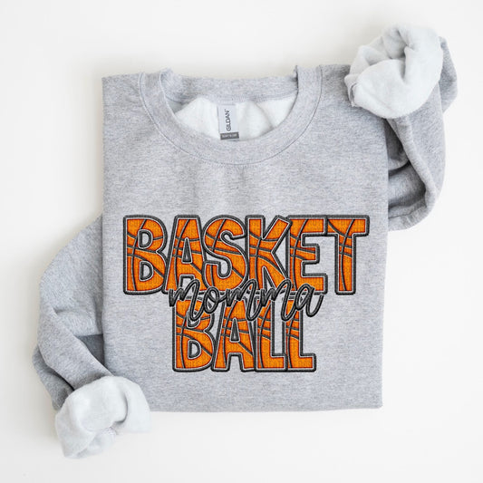 BASKETBALL NAMES - FAUX EMBROIDERY - DTF TRANSFER