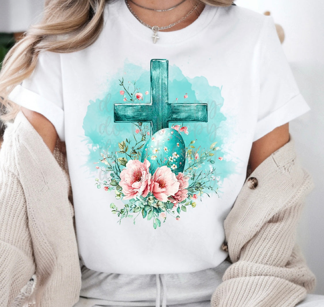 EASTER CROSS - DTF TRANSFER