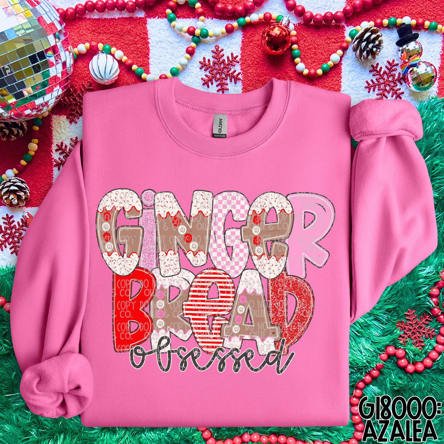 GINGERBREAD OBSESSED - DTF TRANSFER