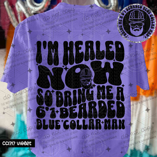 I'M HEALED NOW - FRONT+BACK - DTF TRANSFER