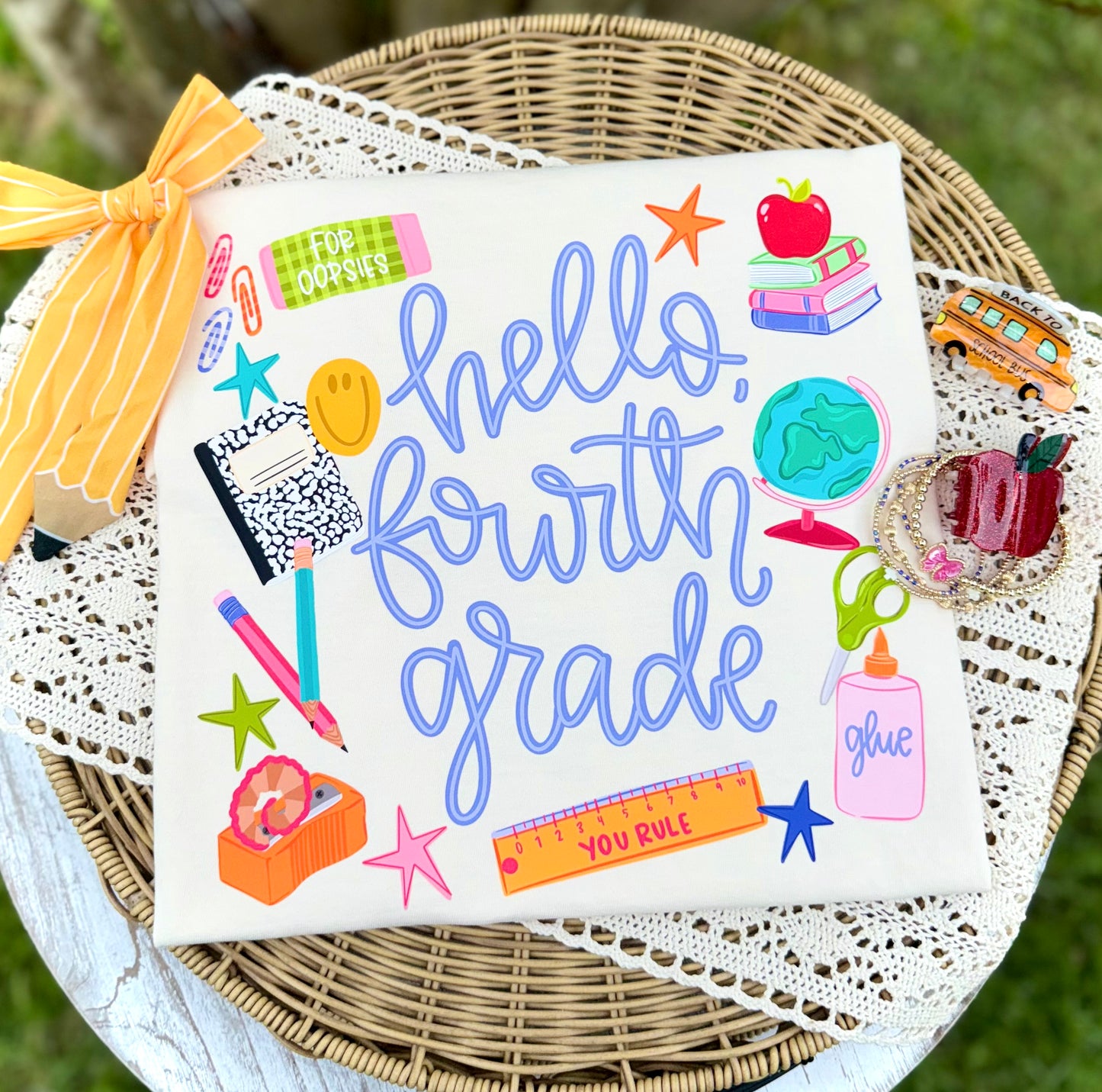 HELLO GRADE PURPLE - DTF TRANSFER