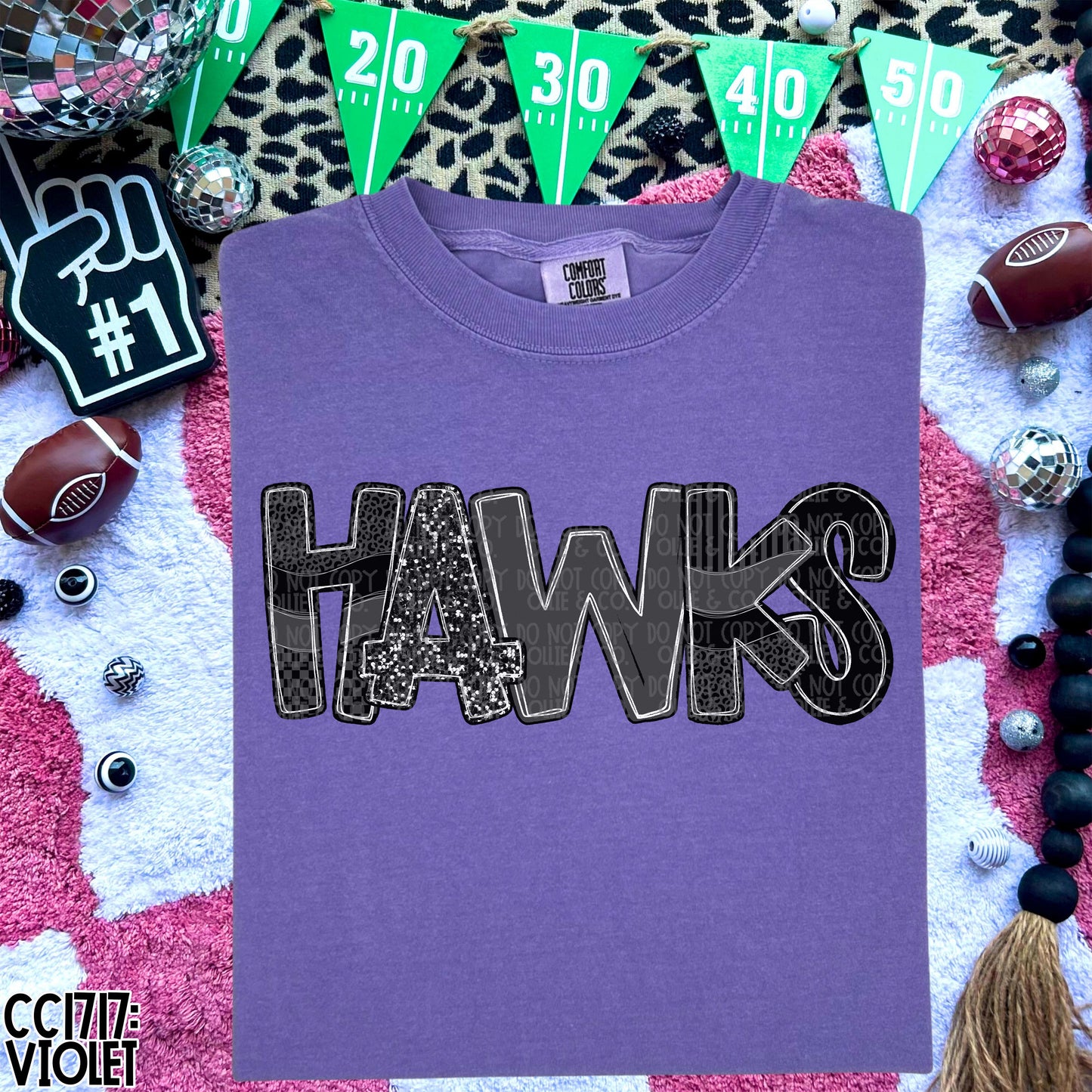 SCHOOL SPIRIT MONOCHROMATIC - MOCKUP ONLY