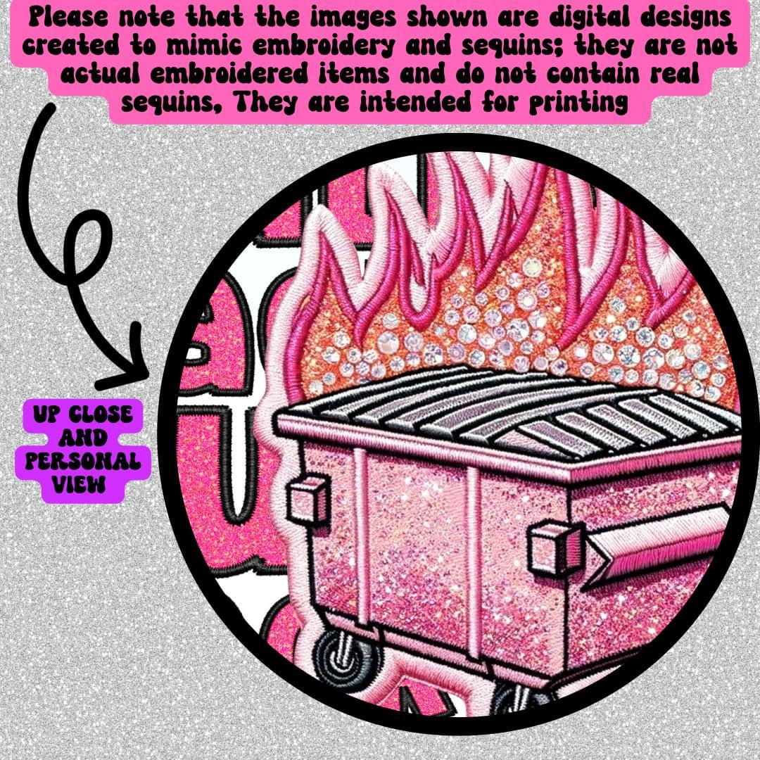 BACK ON MY BULLSHIT *OLLIE & CO EXCLUSIVE* - FAUX EMBROIDERY - DTF TRANSFER