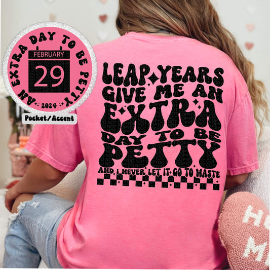 LEAP YEAR *OLLIE & CO. EXCLUSIVE* - FRONT+BACK - DTF TRANSFER