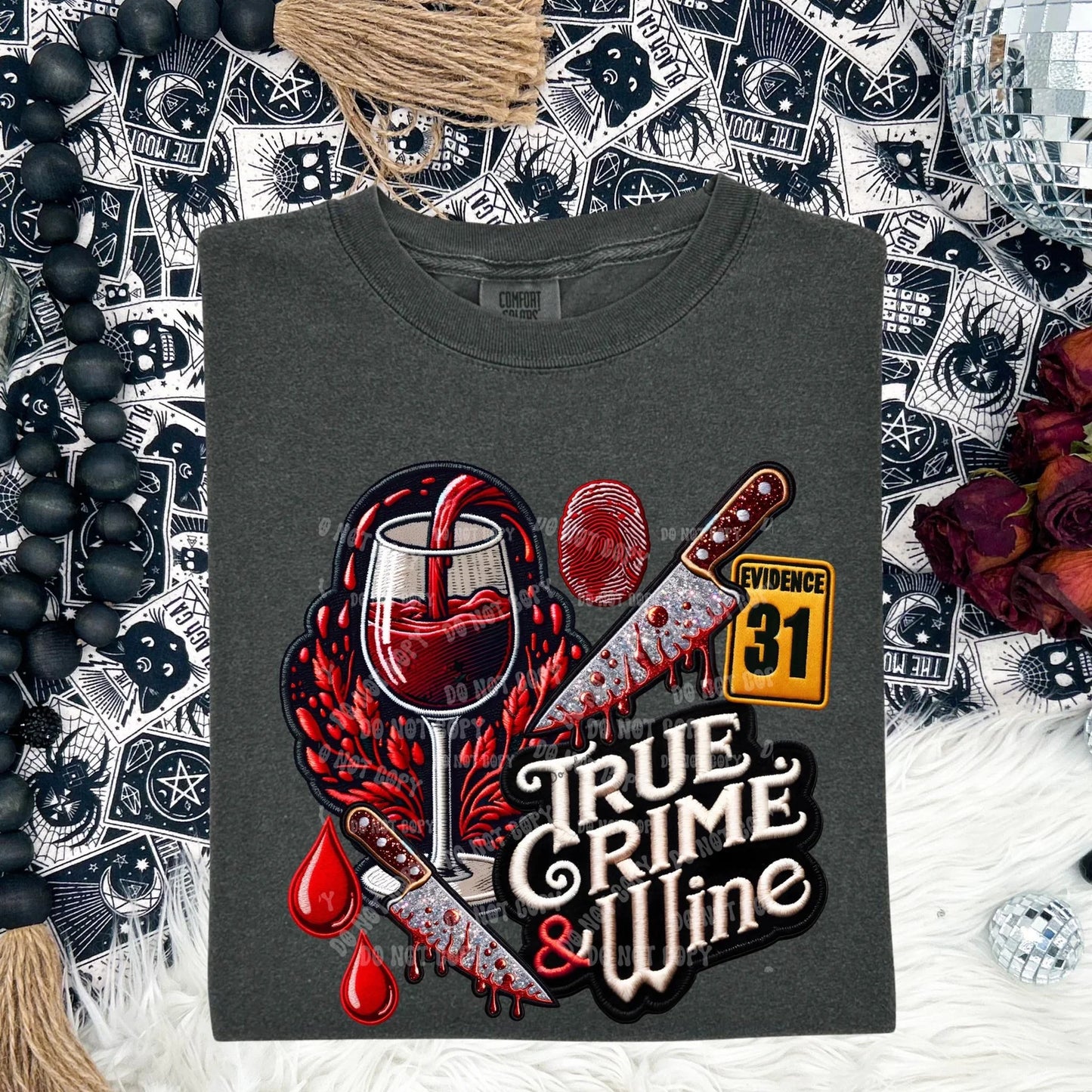 TRUE CRIME & WINE - DTF TRANSFER