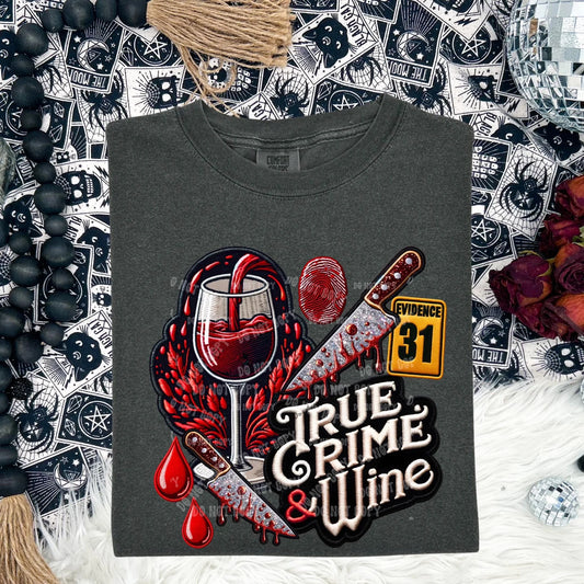 TRUE CRIME & WINE - DTF TRANSFER