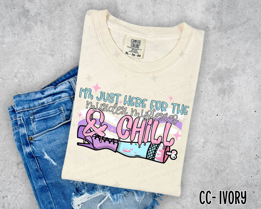 MURDER MYSTERIES AND CHILL  - DTF TRANSFER