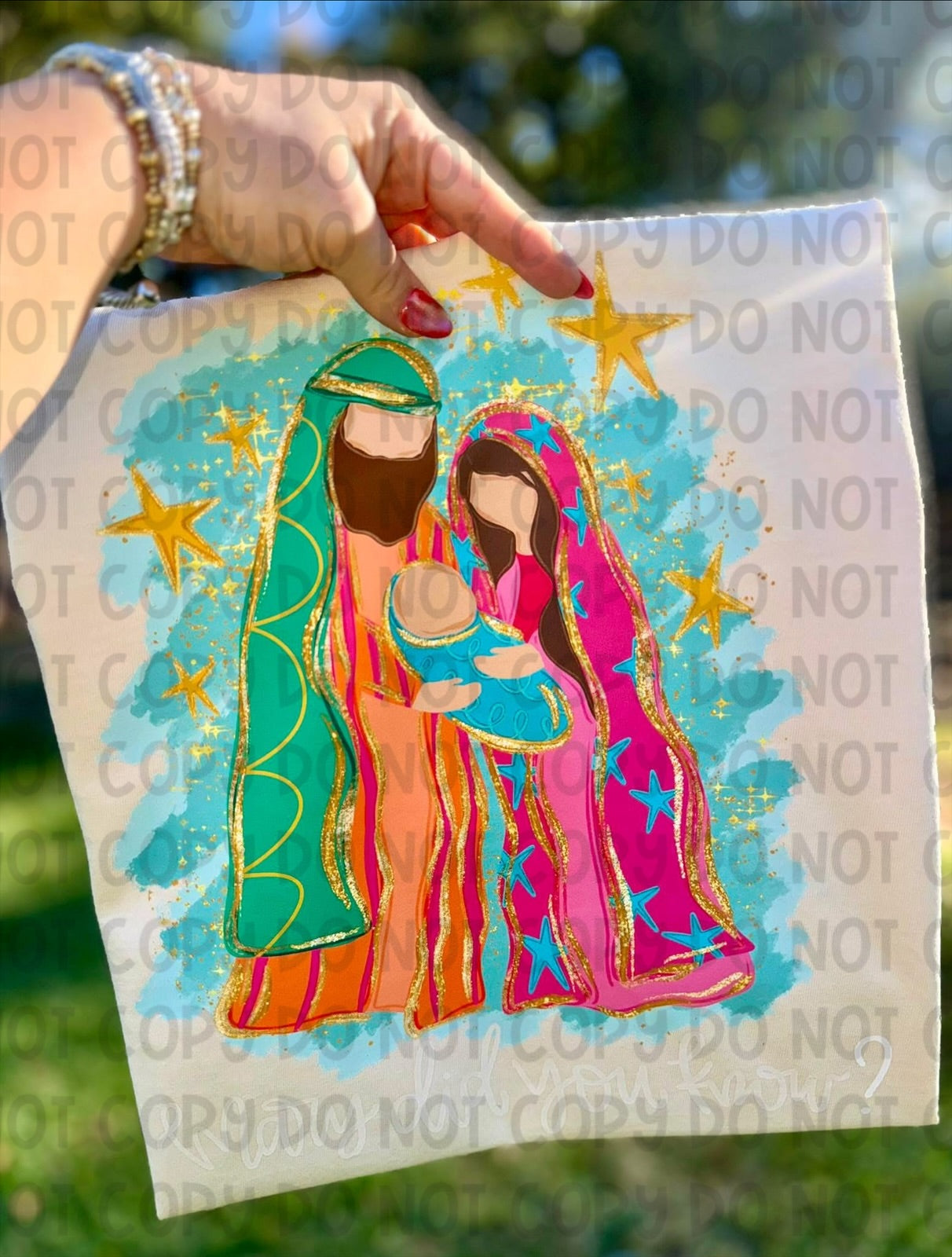 MARY DID YOU KNOW - DTF TRANSFER