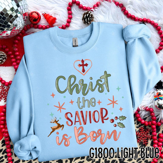CHRIST THE SAVIOR IS BORN - DTF TRANSFER