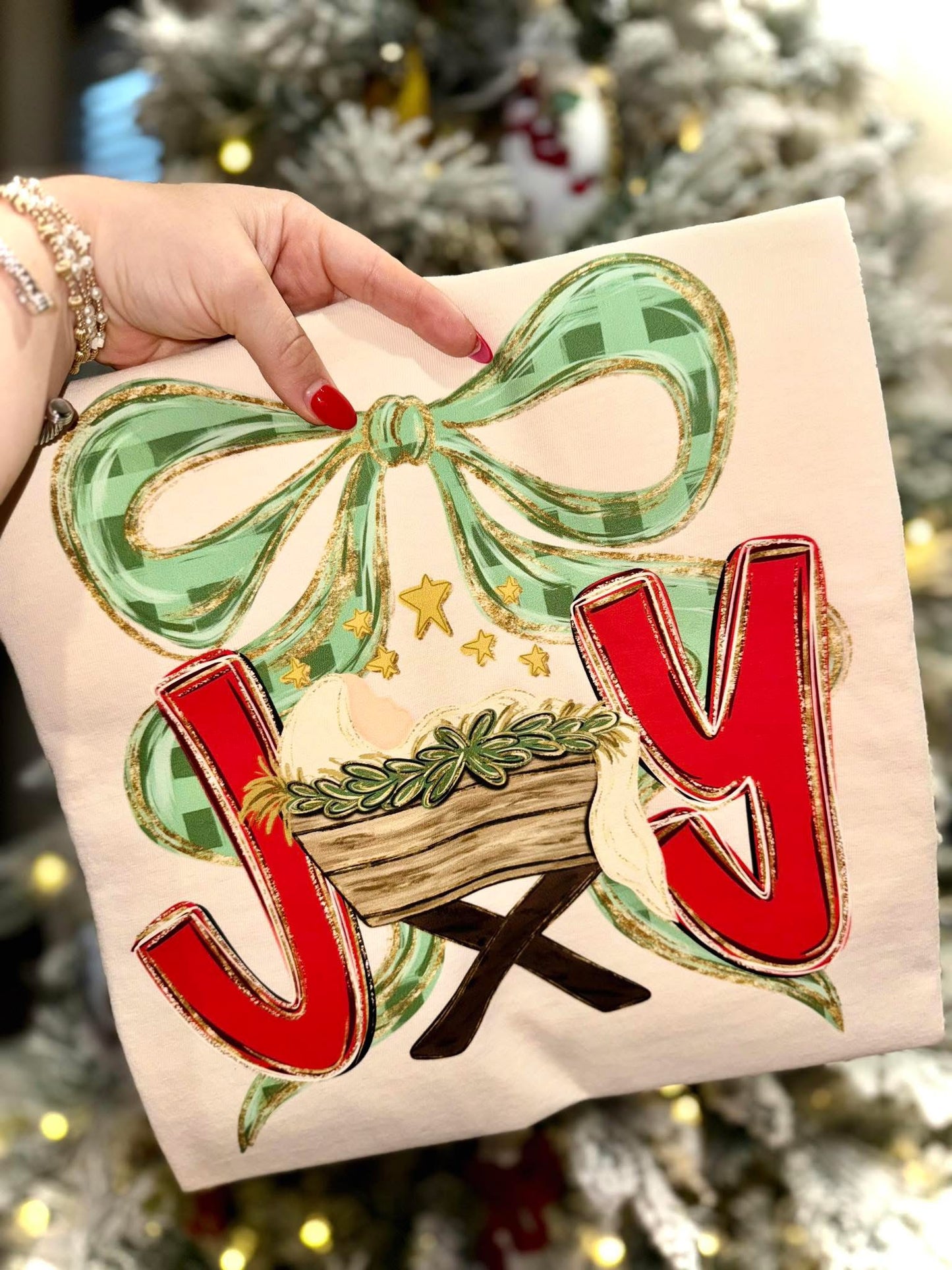JOY BABY JESUS BOW - DTF TRANSFER