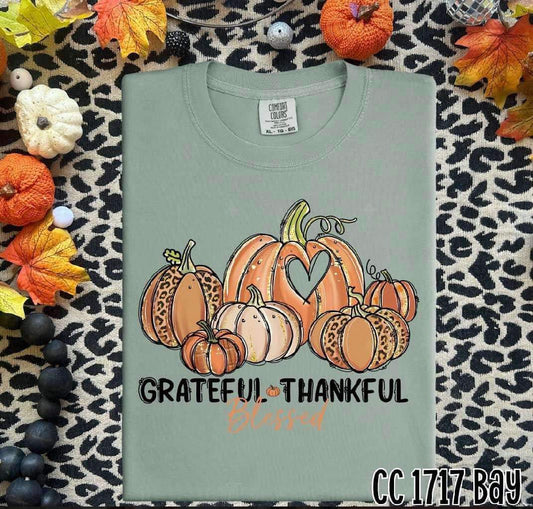 GRATEFUL THANKFUL BLESSED - DTF TRANSFER