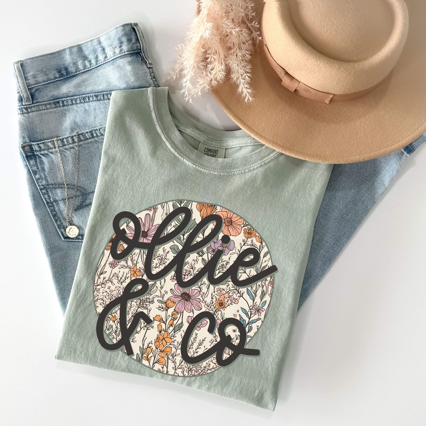 SPRING FLORAL - BUSINESS NAMES - CUSTOM TRANSFER