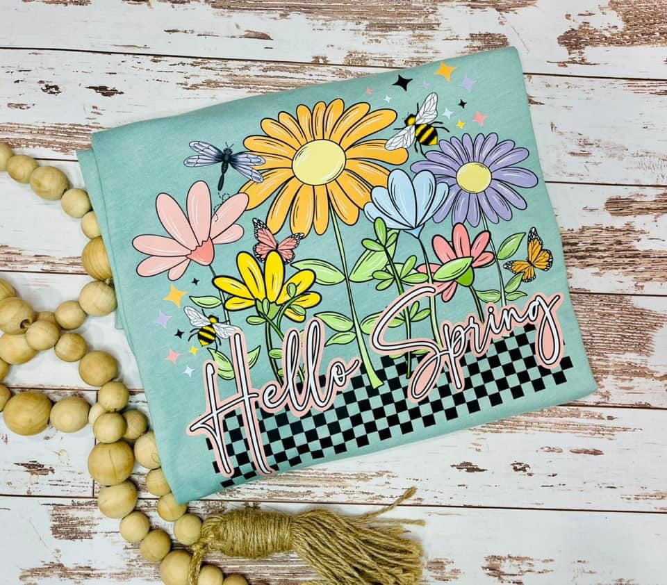 HELLO SPRING - DTF TRANSFER