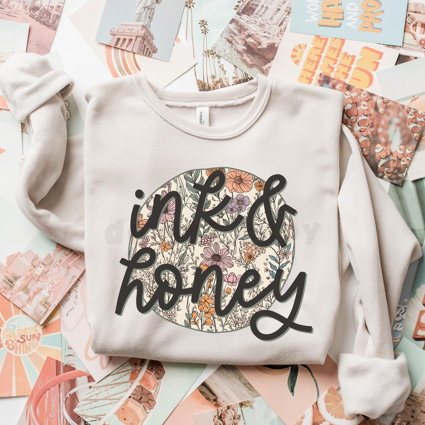 Spring Floral Names MOCKUP ONLY