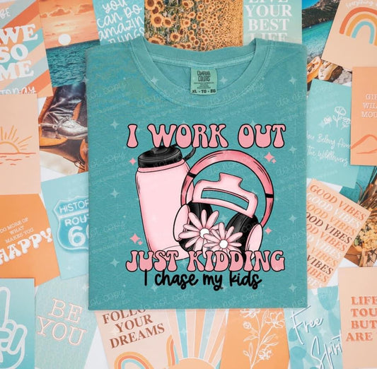 JUST KIDDING I CHASE KIDS - DTF TRANSFER