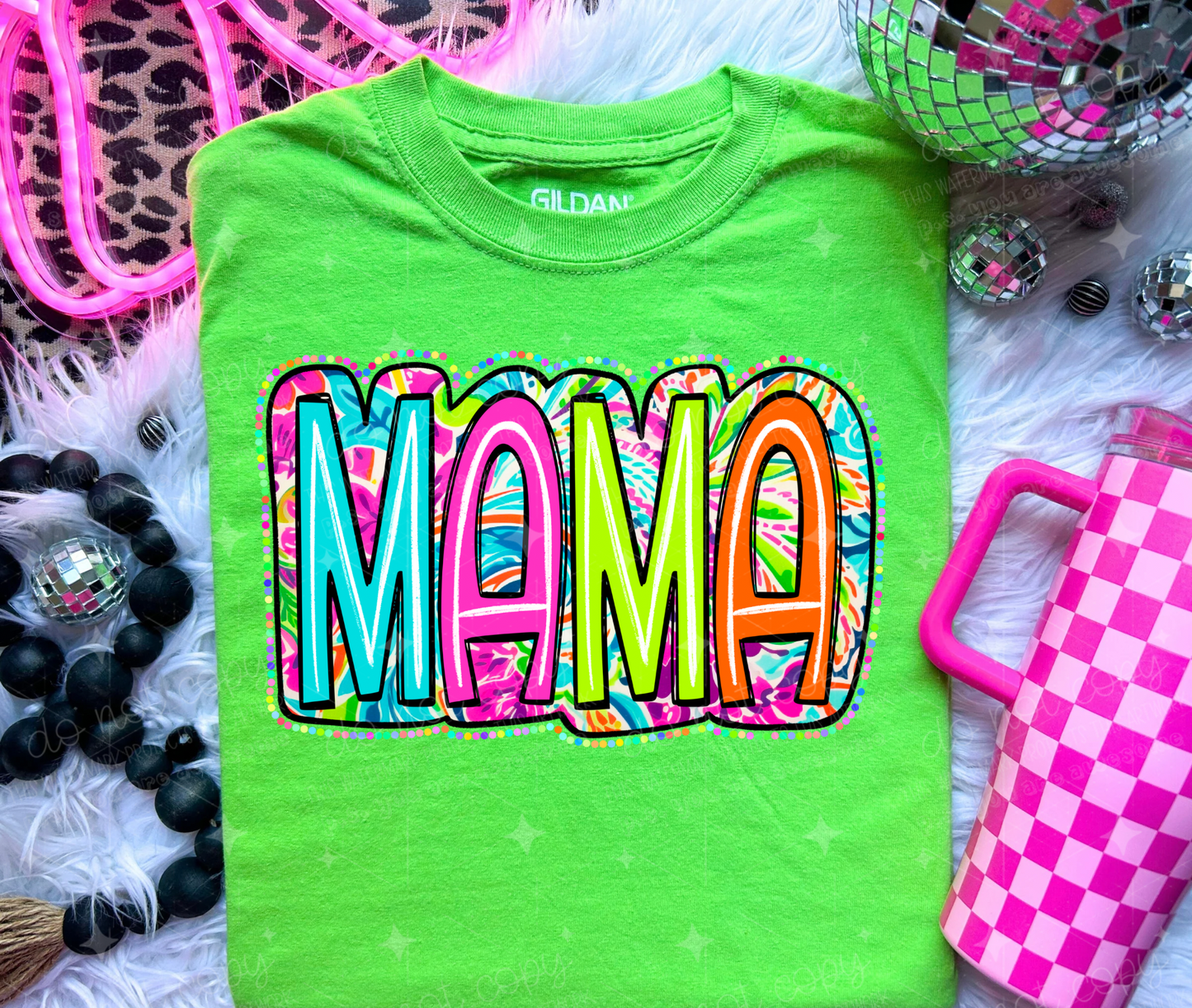 MAMA BRIGHT PAISLEY - DTF TRANSFER