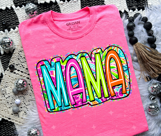 MAMA BRIGHT PAISLEY - DTF TRANSFER