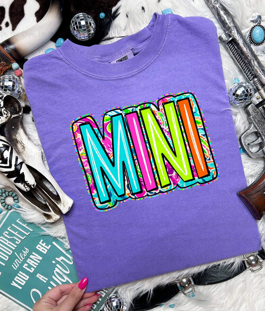 MINI BRIGHT PAISLEY - DTF TRANSFER