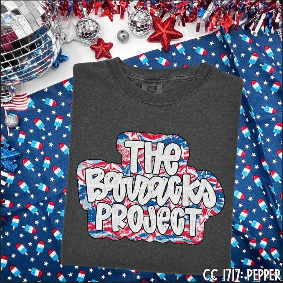 PATRIOTIC TIE DYE - NAMES - CUSTOM TRANSFER