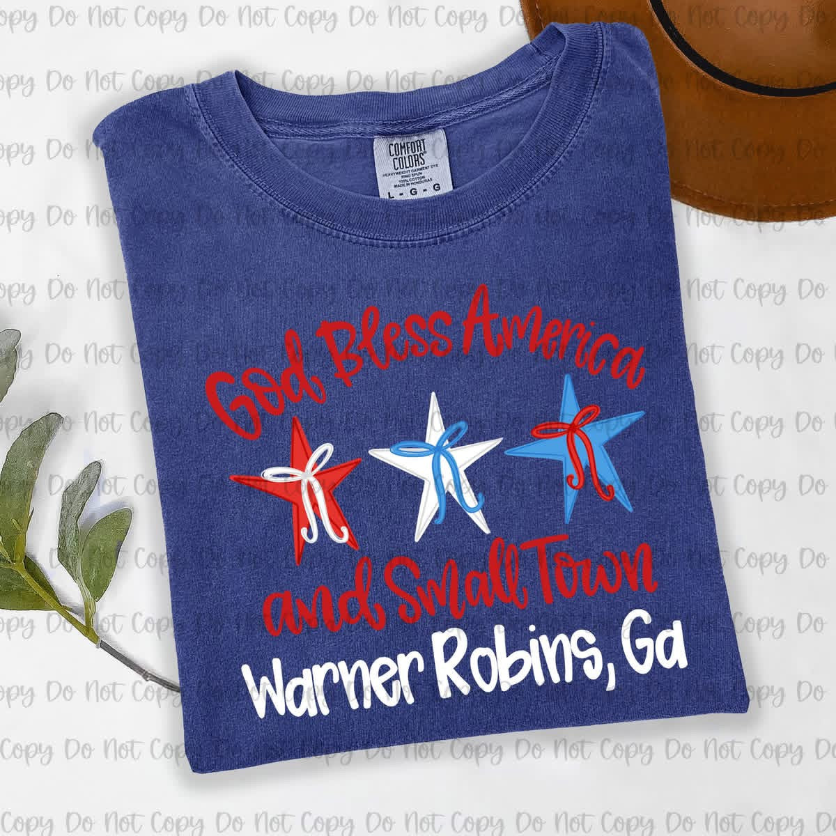 GOD BLESS AMERICA AND SMALL TOWN BOWS - CUSTOM TRANSFER