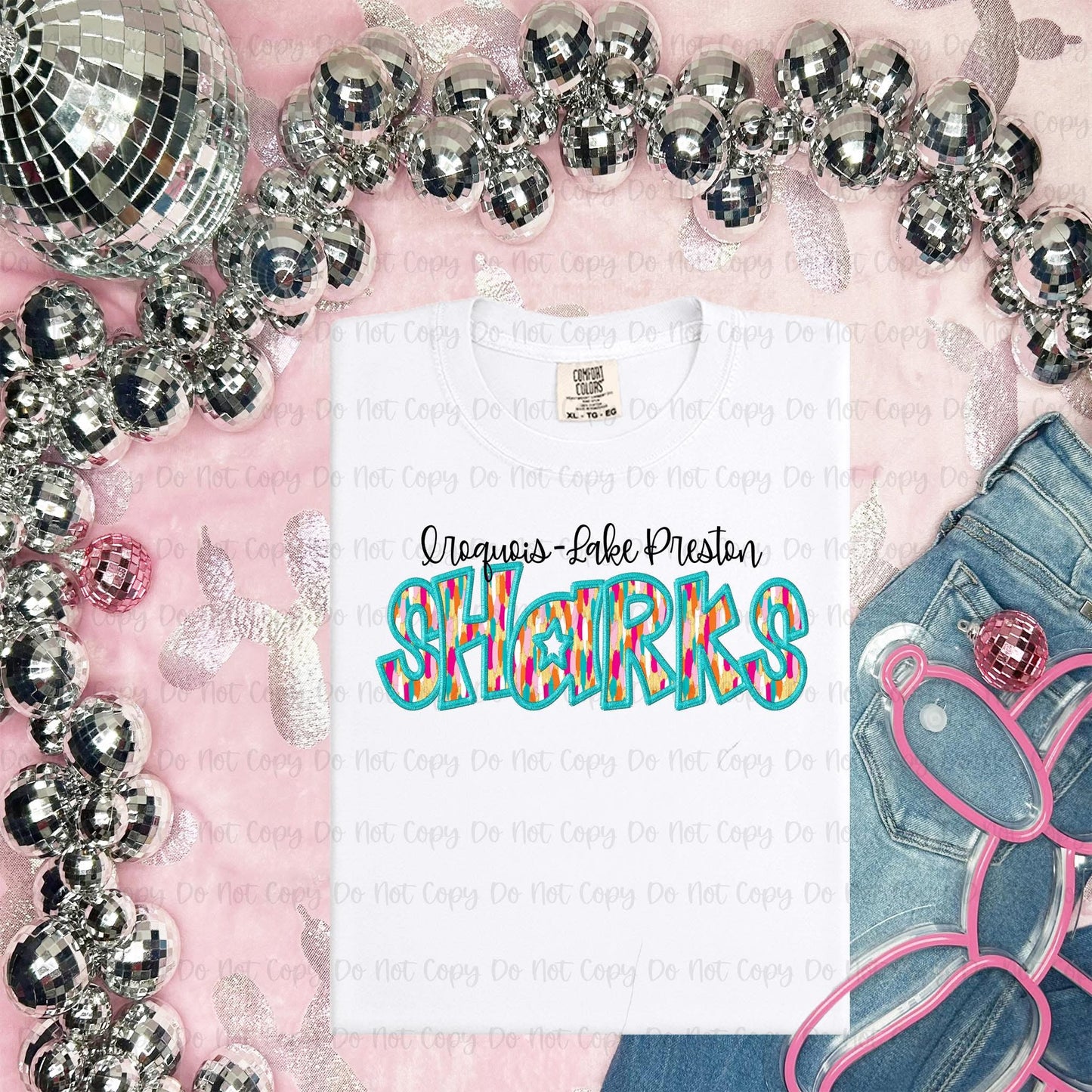 PREPPY MASCOT - FAUX EMBROIDERY - CUSTOM TRANSFER