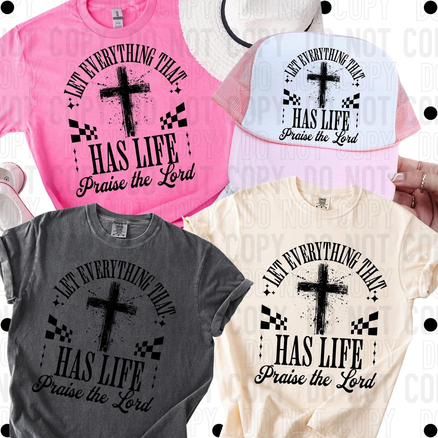 LET EVERYTHING THAT HAS BREATH PRAISE THE LORD *OLLIE & CO. EXCLUSIVE* - DTF TRANSFER