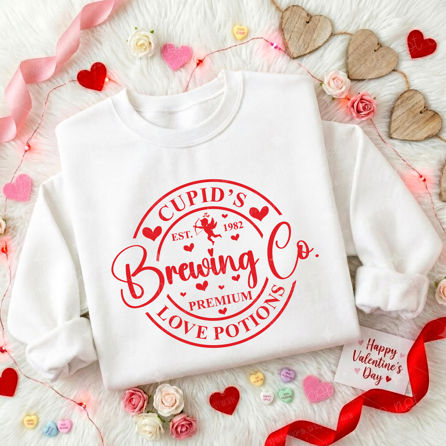 Red Cupid's Brewing Co Screen Print