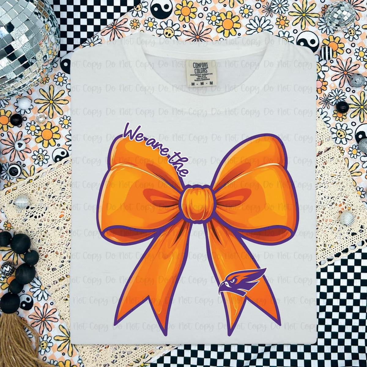 We are mascot coquette bow MOCKUP ONLY