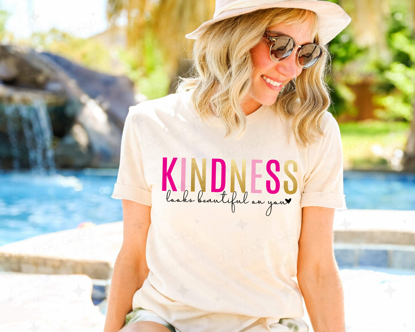 KINDNESS LOOKS BEAUTIFUL ON YOU - DTF TRANSFER